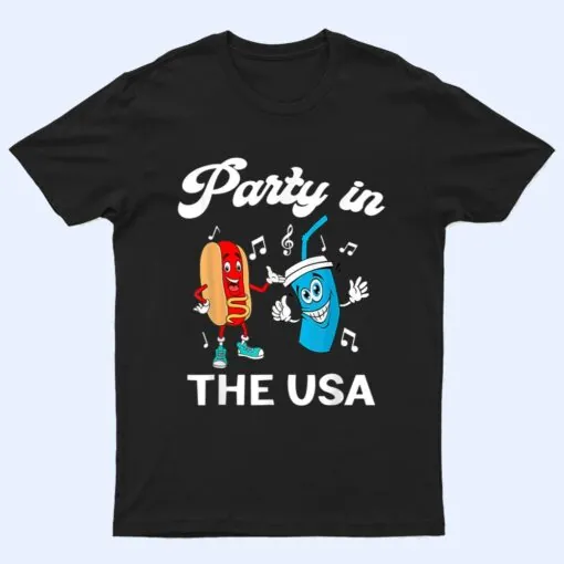 4th Of July  For Hotdog Lover Party In The USA T Shirt