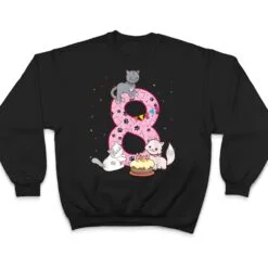 8th Cats Birthday Girl party cute 8 years old Since 2014 T Shirt