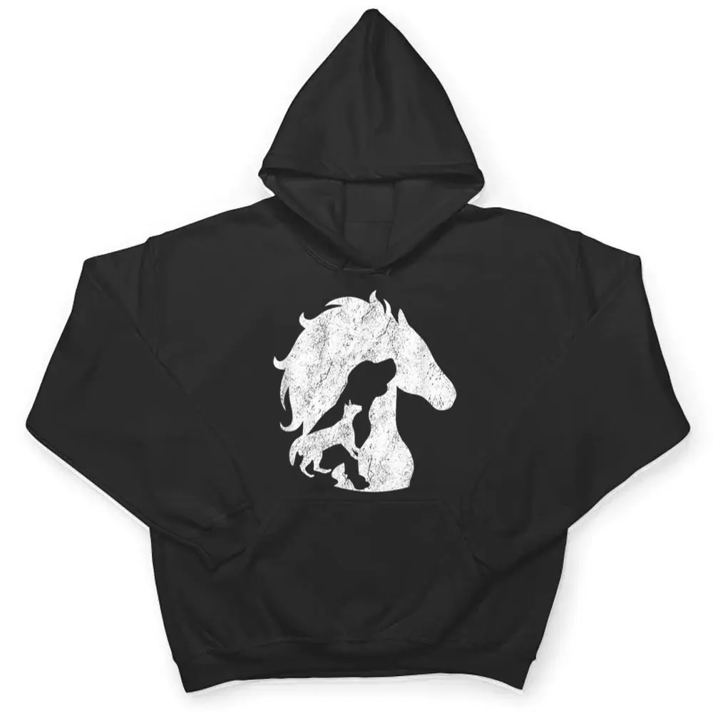 A-Nice-Horse-Dog-Cat-Design-Silhouette-of-Horses-Dogs-Cats-T-Shirt-3 A Nice Horse Dog Cat Design Silhouette of Horses Dogs Cats T Shirt