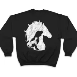 A Nice Horse Dog Cat Design Silhouette of Horses Dogs Cats T Shirt A Nice Horse Dog Cat Design Silhouette of Horses Dogs Cats T Shirt