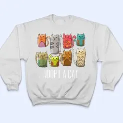 Adopt a Cat Cat Rescue Cat Adoption T Shirt Adopt a Cat Cat Rescue Cat Adoption T Shirt