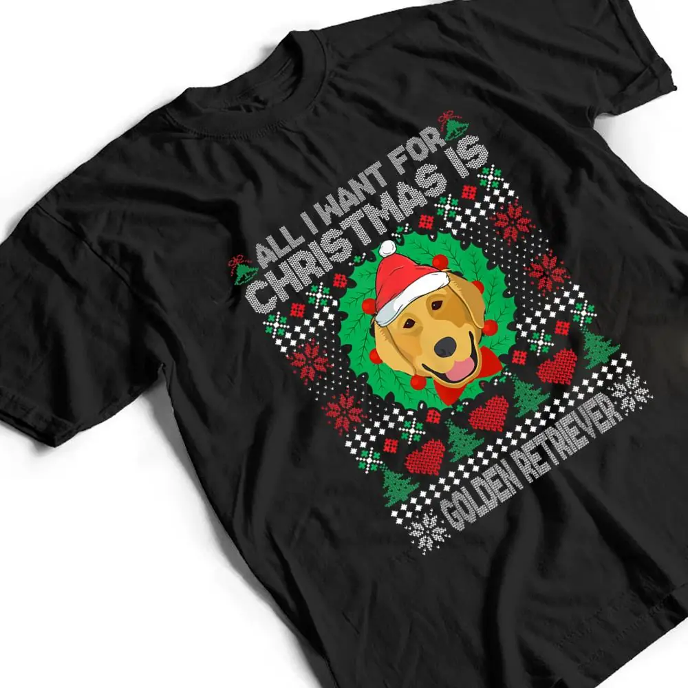 All-I-Want-For-Christmas-Golden-Retriever-Dog-Lover-T-Shirt-2 All I Want For Christmas Golden Retriever Dog Lover T Shirt
