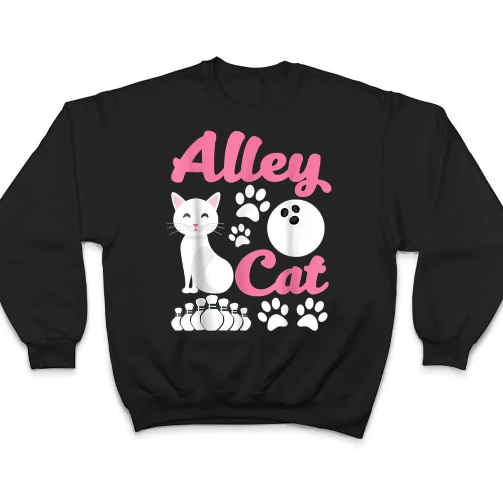 Alley-C.at-Funny-Bowling-T-Shirt-4 Alley C.at - Funny Bowling T Shirt