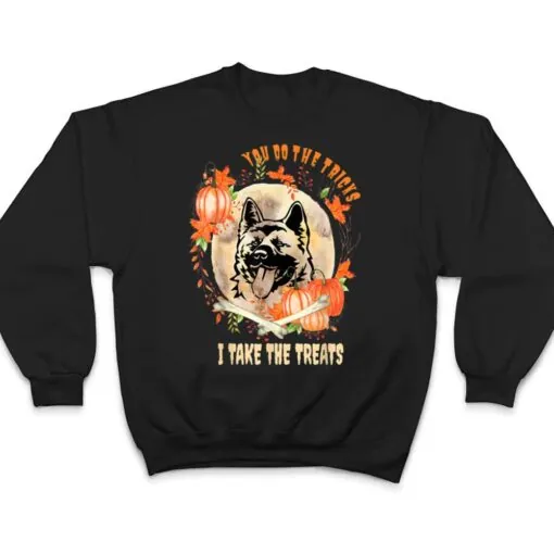 American Akita Dog Owner Halloween Pumpkin Humor Funny T Shirt