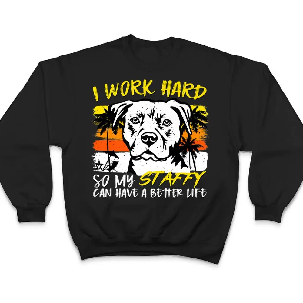 American-Staffordshire-Terrier-Distressed-Retro-Vintage-T-Shirt-4 American Staffordshire Terrier Distressed Retro Vintage T Shirt