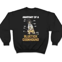 Anatomy Of A Bluetick Coonhound T Shirt Anatomy Of A Bluetick Coonhound T Shirt