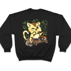 Animal Sushi Cat Lover Japanese Kawaii Cat Eating Food Art T Shirt Animal Sushi Cat Lover Japanese Kawaii Cat Eating Food Art T Shirt