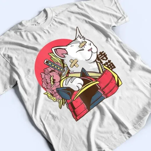 Anime Cat Waifu Who Loves Anime Ramen And Sketching Japan T Shirt