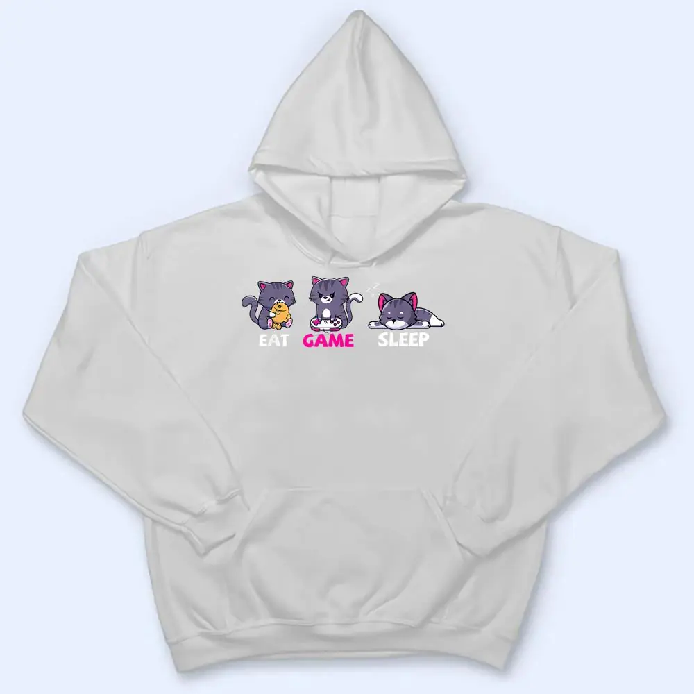 Anime-Gamer-Gaming-Video-Games-Cat-Lover-Kawaii-Neko-T-Shirt-3 Anime Gamer Gaming Video Games Cat Lover Kawaii Neko T Shirt