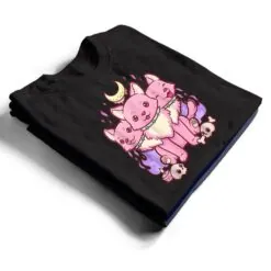 Anime Kawaii Pastel Goth Cute Creepy 3 Headed Dog T Shirt Anime Kawaii Pastel Goth Cute Creepy 3 Headed Dog T Shirt