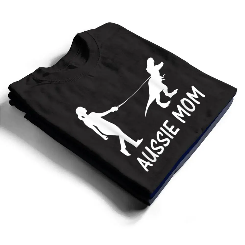 Aussie-Mom-Australian-Shepherd-Dog-Dinosaur-Women-Mother-T-Shirt-1 Aussie Mom Australian Shepherd Dog Dinosaur Women Mother T Shirt