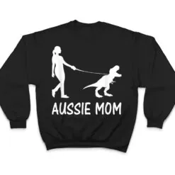 Aussie Mom Australian Shepherd Dog Dinosaur Women Mother T Shirt Aussie Mom Australian Shepherd Dog Dinosaur Women Mother T Shirt