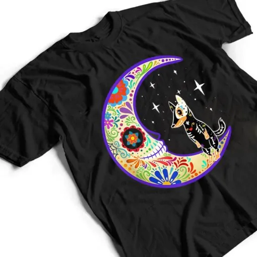 Australian Cattle Dog Dia de Los Muertos T Shirt