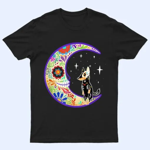 Australian Cattle Dog Dia de Los Muertos T Shirt