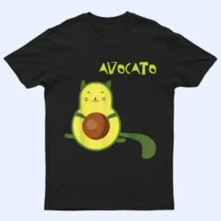 Avocato Funny Cute Cat Avocado Gift For Vegan T Shirt