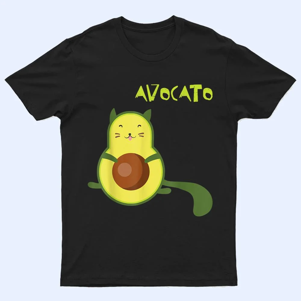 Avocato Funny Cute Cat Avocado Gift For Vegan T Shirt Avocato Funny Cute Cat Avocado Gift For Vegan T Shirt