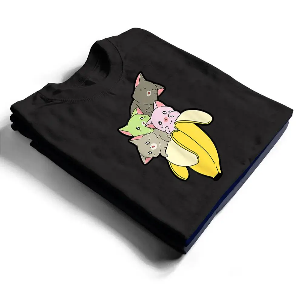 Bananya-Banana-Funny-Cat-Cute-Kawaii-Kitten-T-Shirt-T-Shirt-1 Bananya Banana Funny Cat Cute Kawaii Kitten T-Shirt T Shirt