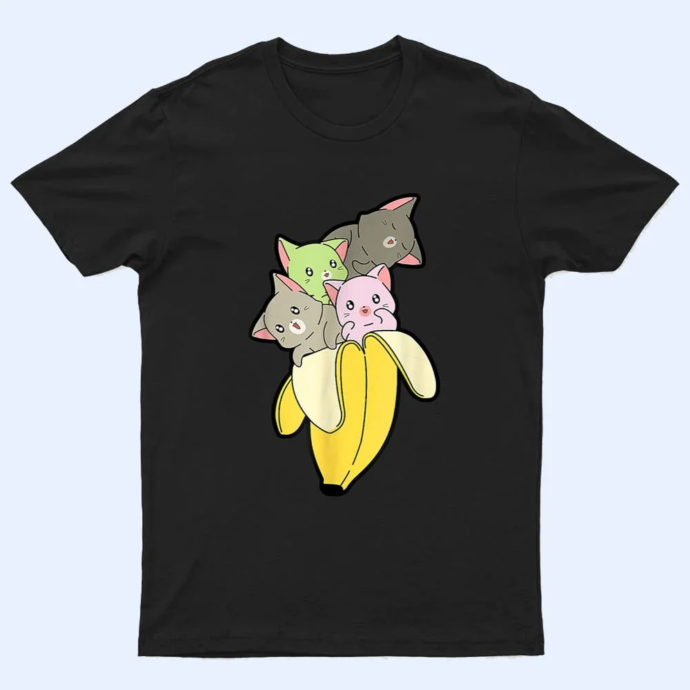 Bananya Banana Funny Cat Cute Kawaii Kitten T-Shirt T Shirt Bananya Banana Funny Cat Cute Kawaii Kitten T-Shirt T Shirt
