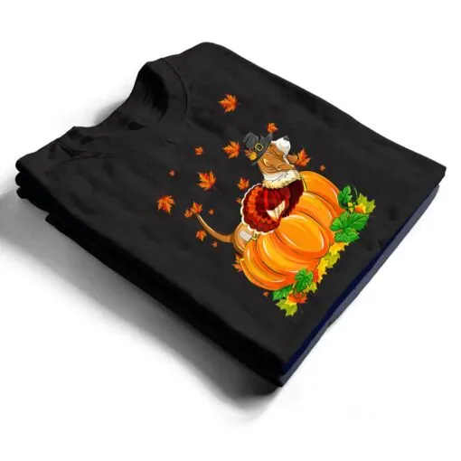 Basset Hound Dog Thanksgiving Turkey Fall Autumn Pumpkin T Shirt