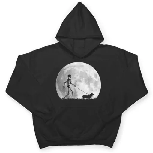 Basset Hound Halloween Skeleton Funny Dog Youth Girls Gift T Shirt
