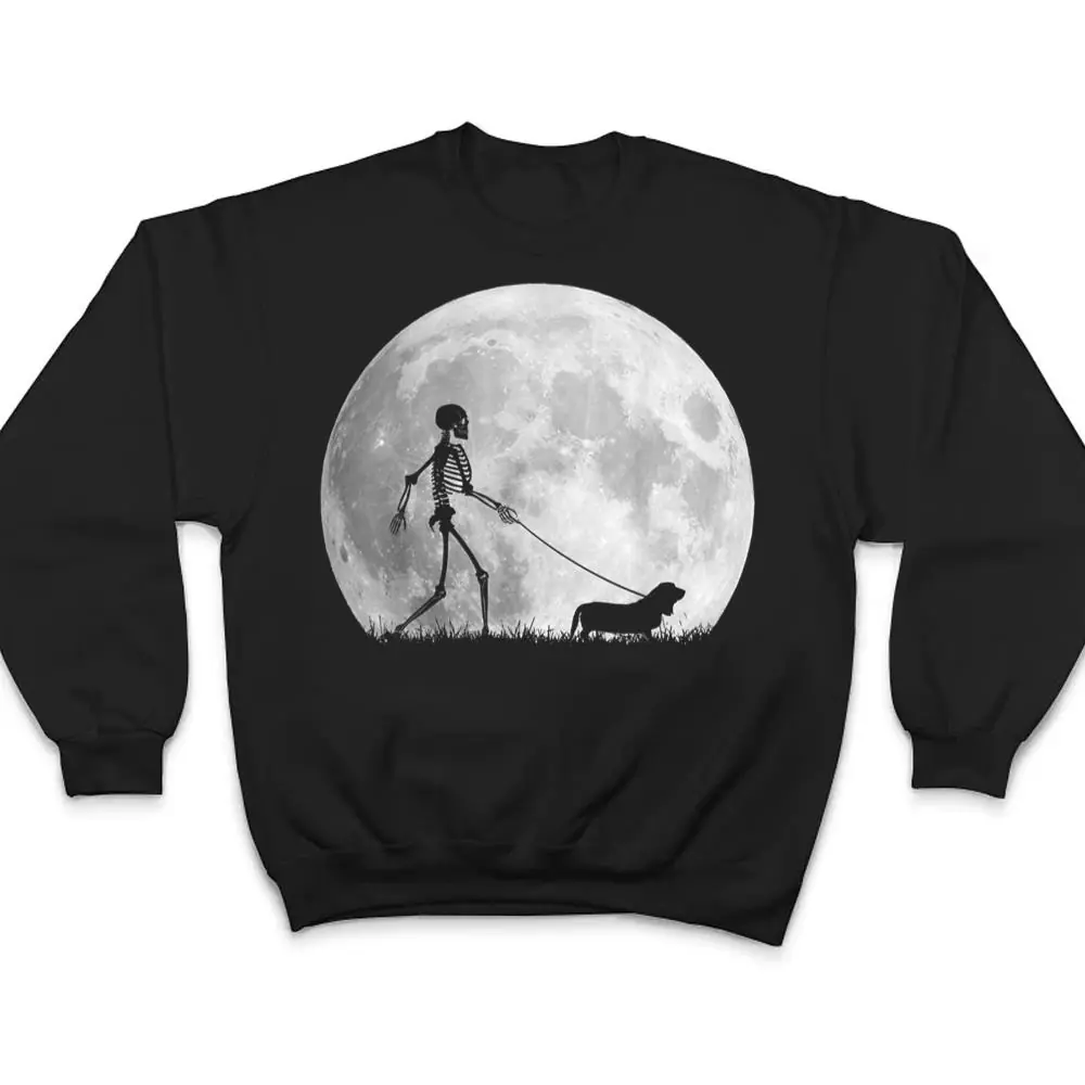 Basset-Hound-Halloween-Skeleton-Funny-Dog-Youth-Girls-Gift-T-Shirt-4 Basset Hound Halloween Skeleton Funny Dog Youth Girls Gift T Shirt