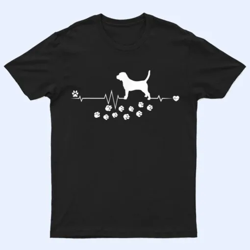 Beagle Dog Heartbeat Gift Dogs Breed T Shirt