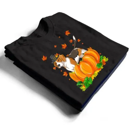 Beagle Happy Thanksgiving Dog Pumpkin Fall Autumn T Shirt