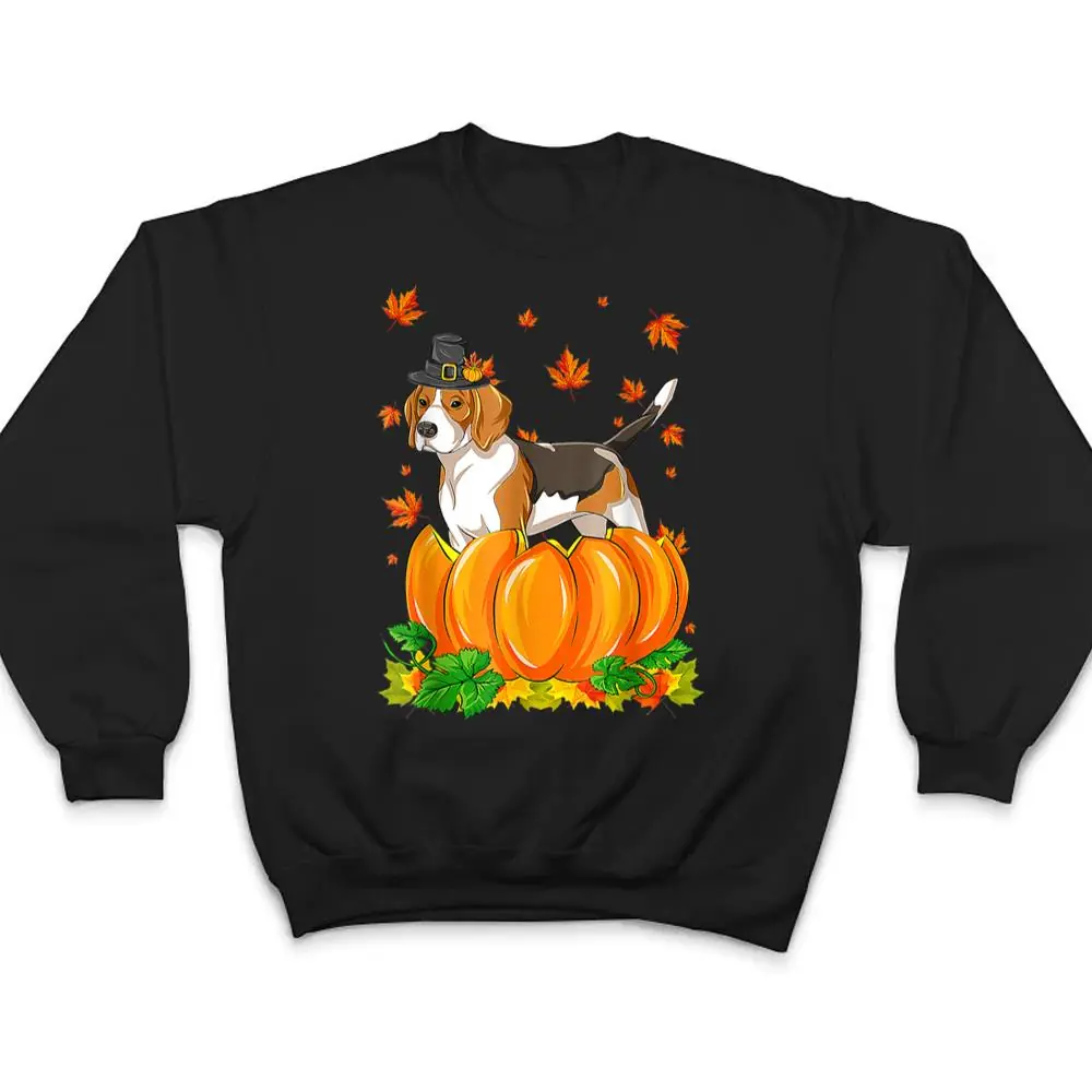 Beagle-Happy-Thanksgiving-Dog-Pumpkin-Fall-Autumn-T-Shirt-4 Beagle Happy Thanksgiving Dog Pumpkin Fall Autumn T Shirt