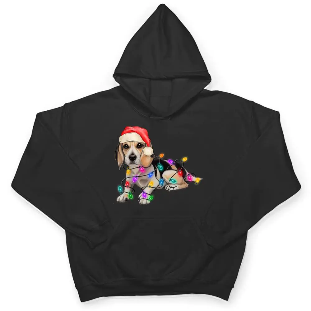 Beagle-Santa-Christmas-Tree-Lights-Xmas-Boys-Dog-Dogmas-T-Shirt-3 Beagle Santa Christmas Tree Lights Xmas Boys Dog Dogmas T Shirt