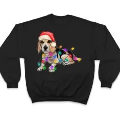 Beagle Santa Christmas Tree Lights Xmas Boys Dog Dogmas T Shirt Beagle Santa Christmas Tree Lights Xmas Boys Dog Dogmas T Shirt