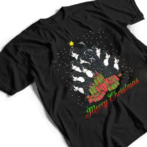Bernese Mountain Dog Lover Matching Santa Christmas Tree Ver 1 T Shirt