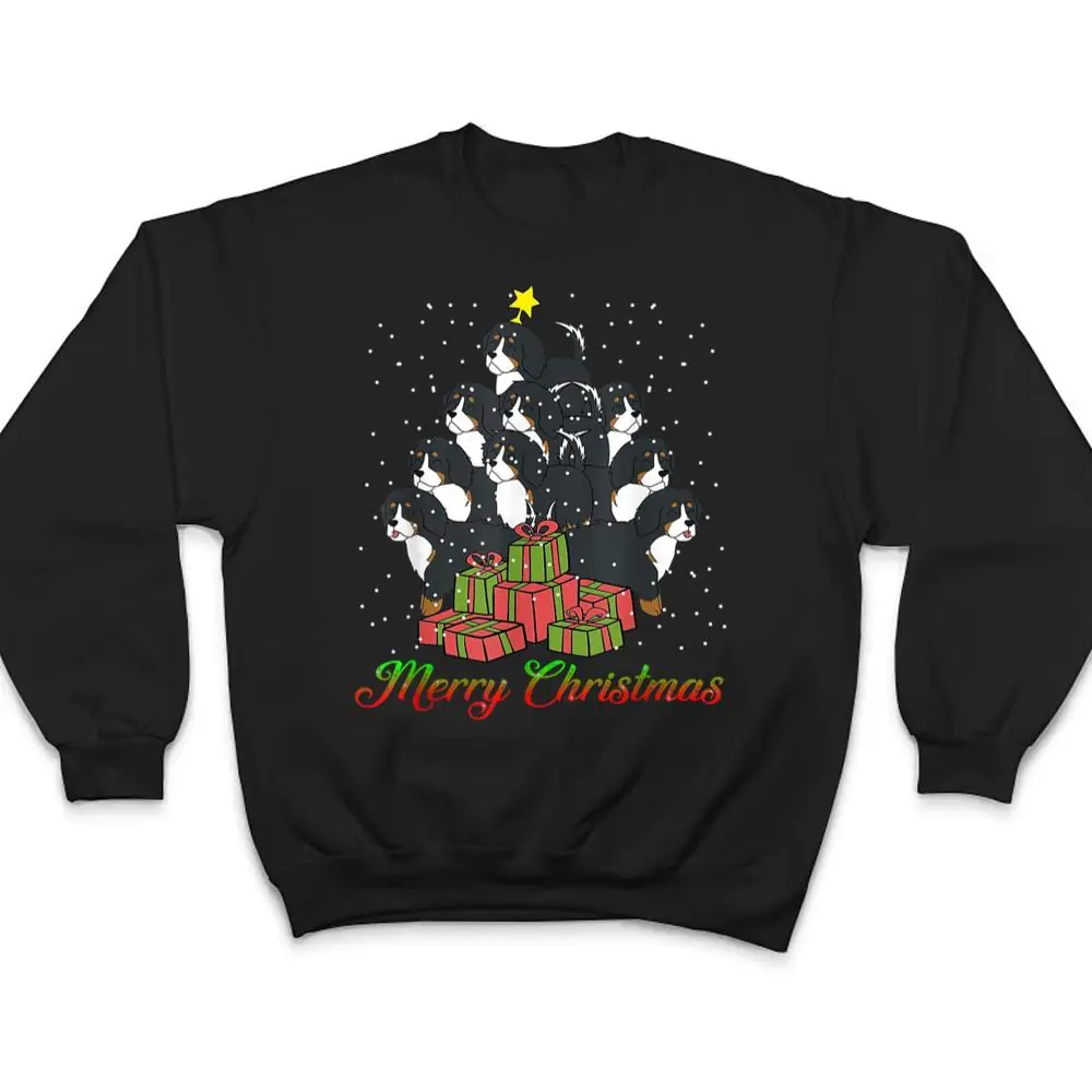 Bernese-Mountain-Dog-Lover-Matching-Santa-Christmas-Tree-Ver-1-T-Shirt-4 Bernese Mountain Dog Lover Matching Santa Christmas Tree Ver 1 T Shirt