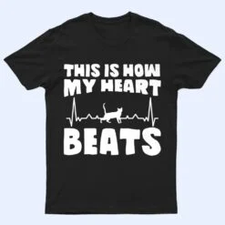 Best Cat Dad This Is How My Heart Beats Kitty Christmas Mom T Shirt
