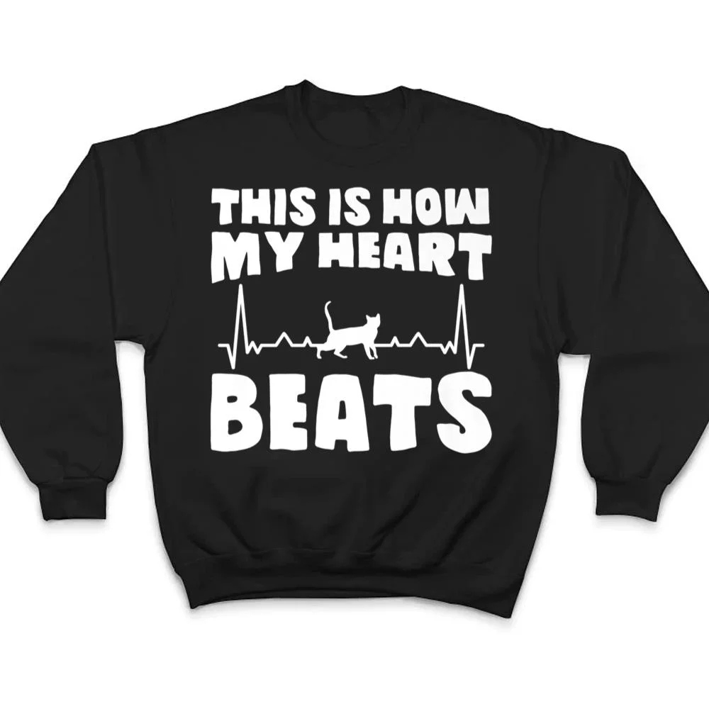 Best-Cat-Dad-This-Is-How-My-Heart-Beats-Kitty-Christmas-Mom-T-Shirt-4 Best Cat Dad This Is How My Heart Beats Kitty Christmas Mom T Shirt