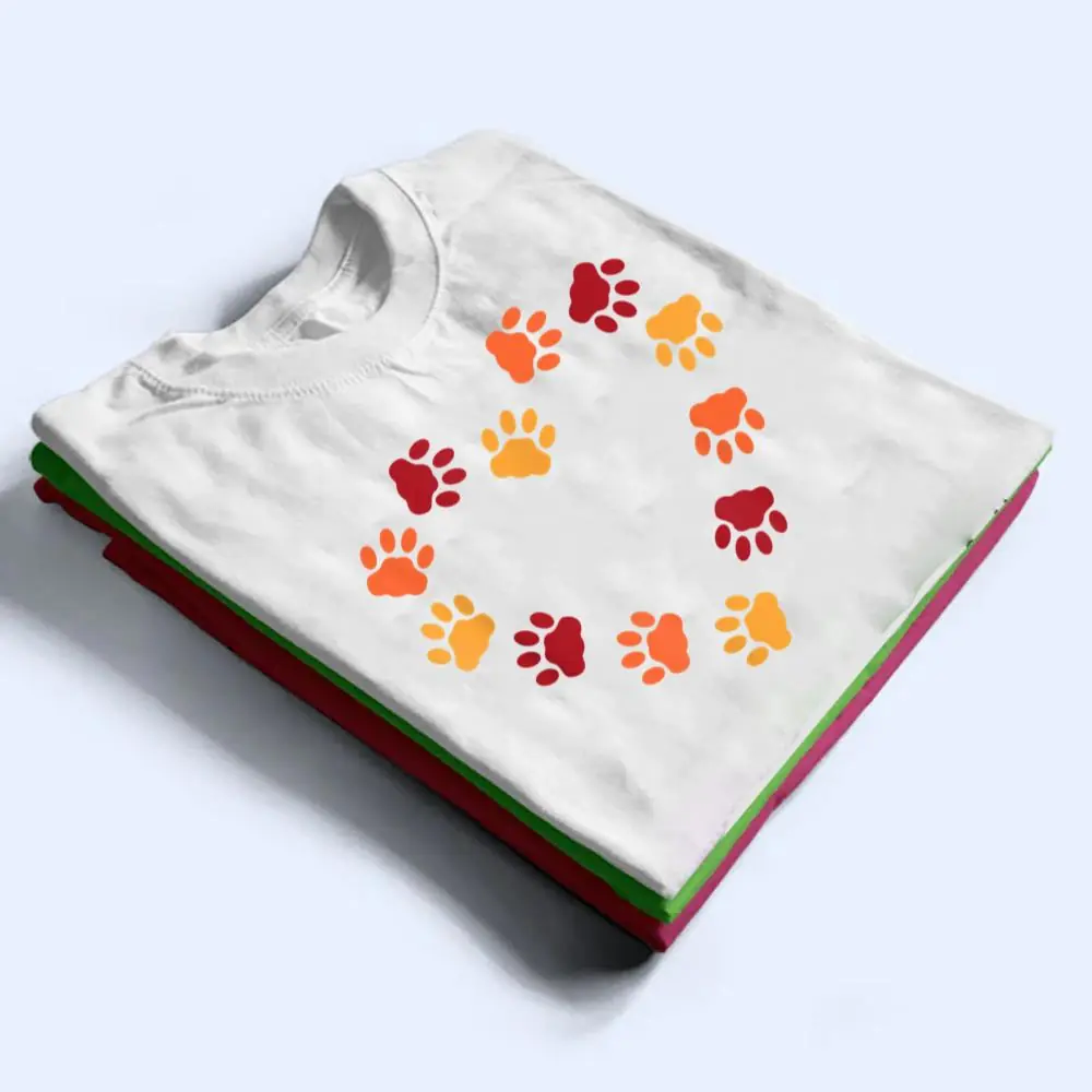 Big-heart-cat-paws-T-Shirt-1 Big heart cat paws T Shirt