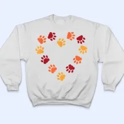 Big heart cat paws T Shirt Big heart cat paws T Shirt