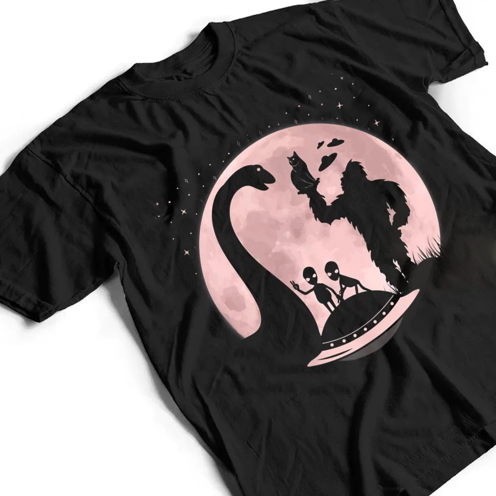 Bigfoot-Loch-Ness-Monster-Sasquatch-Cat-Ufo-Funny-Aliens-T-Shirt-2 Bigfoot Loch Ness Monster Sasquatch Cat Ufo Funny Aliens T Shirt