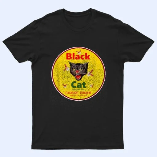 Black-Cat-Firecrackers T Shirt