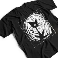 Black Cat Lazy Halloween Costume Scary Creepy T Shirt Black Cat Lazy Halloween Costume Scary Creepy T Shirt