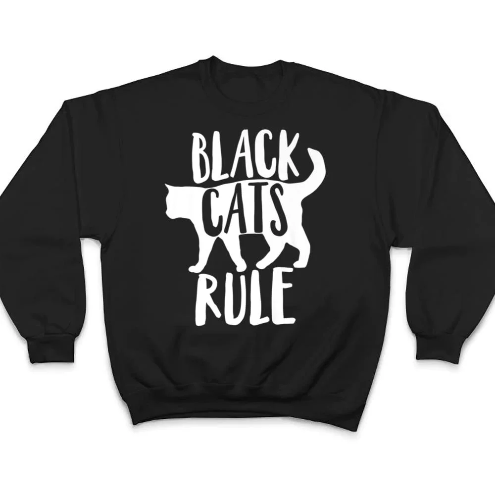 Black-Cats-Rule-Dad-Kitty-Daddy-Cat-Mom-Christmas-Father-Ver-1-T-Shirt-4 Black Cats Rule Dad Kitty Daddy Cat Mom Christmas Father Ver 1 T Shirt
