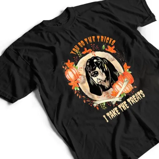 Black & Tan Coonhound Dog Owner Halloween Humor Funny T Shirt