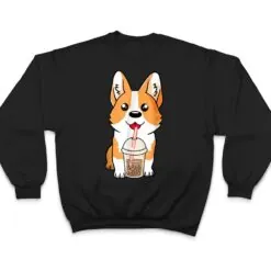 Boba Milk Tea Corgi Dog Puppy Lover Kawaii Japanese Anime T Shirt Boba Milk Tea Corgi Dog Puppy Lover Kawaii Japanese Anime T Shirt