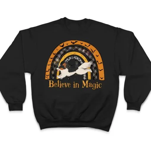 Boho Halloween Papillion Dog agility competition T Shirt