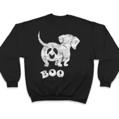 Boo Dachshund Spooky Dog Wiener Halloween Costume T Shirt Boo Dachshund Spooky Dog Wiener Halloween Costume T Shirt