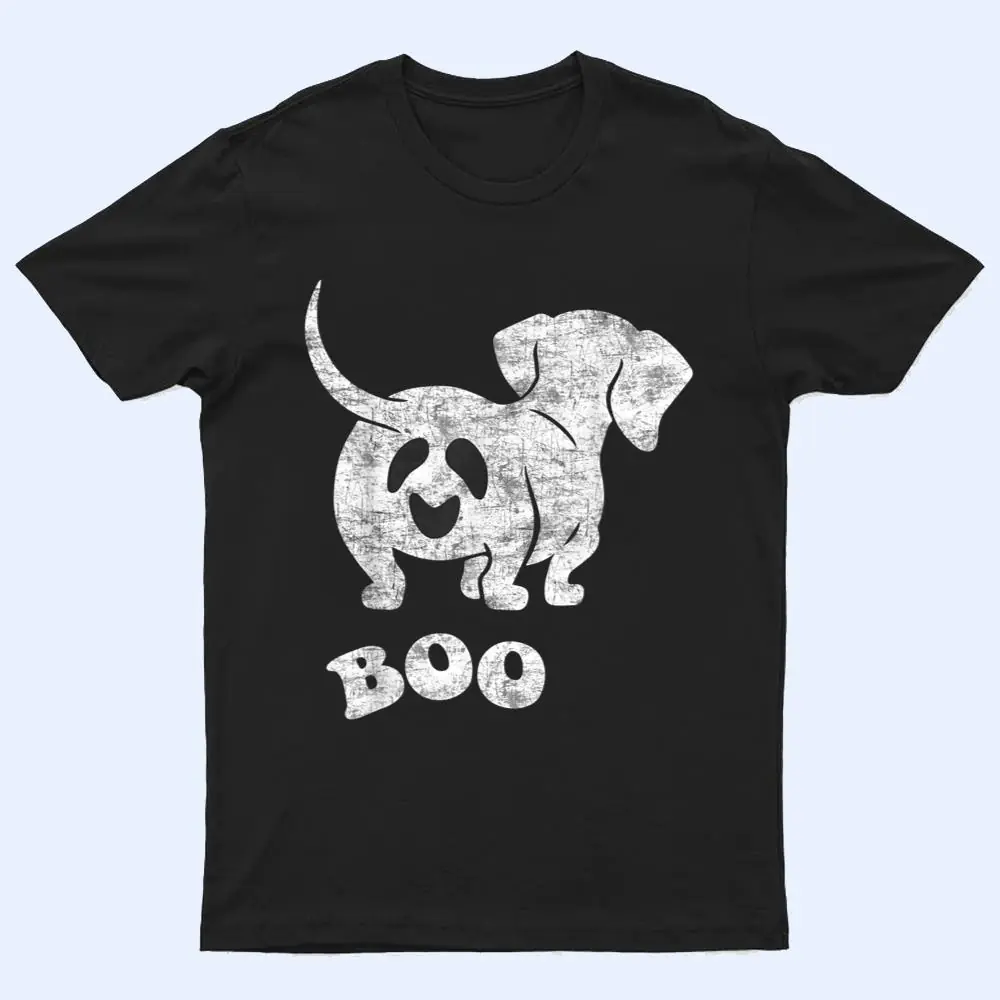 Boo Dachshund Spooky Dog Wiener Halloween Costume T Shirt Boo Dachshund Spooky Dog Wiener Halloween Costume T Shirt