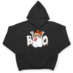 Boo Ghost Sunglasses Leopard Funny Halloween Girls Women T Shirt Boo Ghost Sunglasses Leopard Funny Halloween Girls Women T Shirt