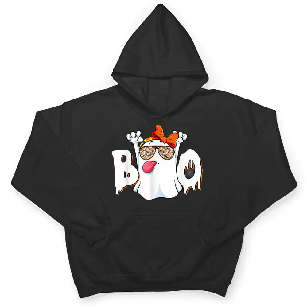 Boo-Ghost-Sunglasses-Leopard-Funny-Halloween-Girls-Women-T-Shirt-3 Boo Ghost Sunglasses Leopard Funny Halloween Girls Women T Shirt