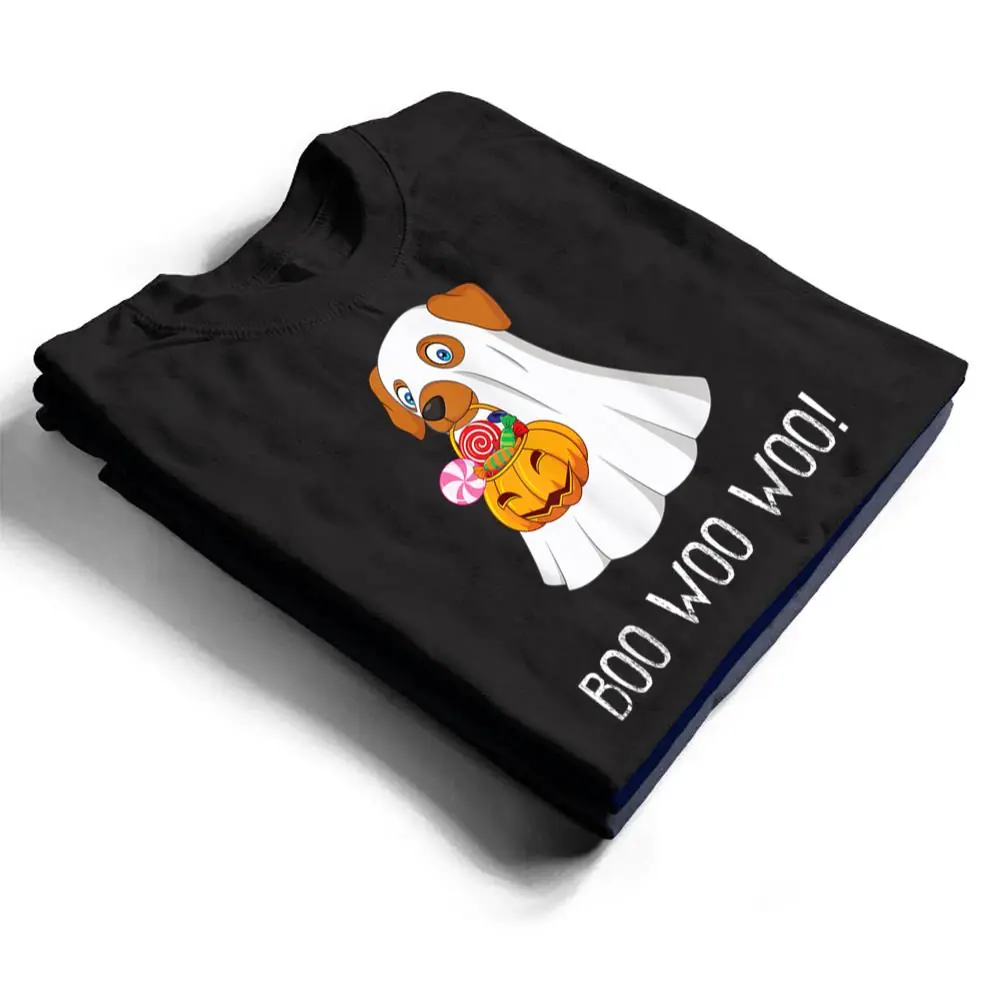 Boo-Woo-Woo-Funny-Cute-Halloween-Ghost-Dog-T-Shirt-1 Boo Woo Woo Funny Cute Halloween Ghost Dog T Shirt
