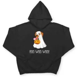 Boo Woo Woo Funny Cute Halloween Ghost Dog T Shirt Boo Woo Woo Funny Cute Halloween Ghost Dog T Shirt