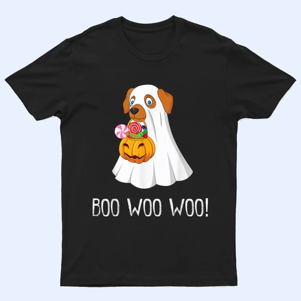 Boo Woo Woo Funny Cute Halloween Ghost Dog T Shirt Boo Woo Woo Funny Cute Halloween Ghost Dog T Shirt